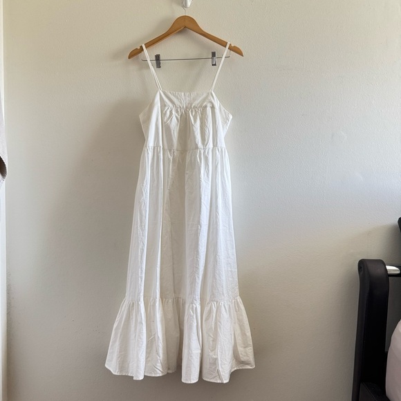 Mikoh White Sakura Midi Summer Dress in Bone Color size 2 / M - Picture 5 of 11